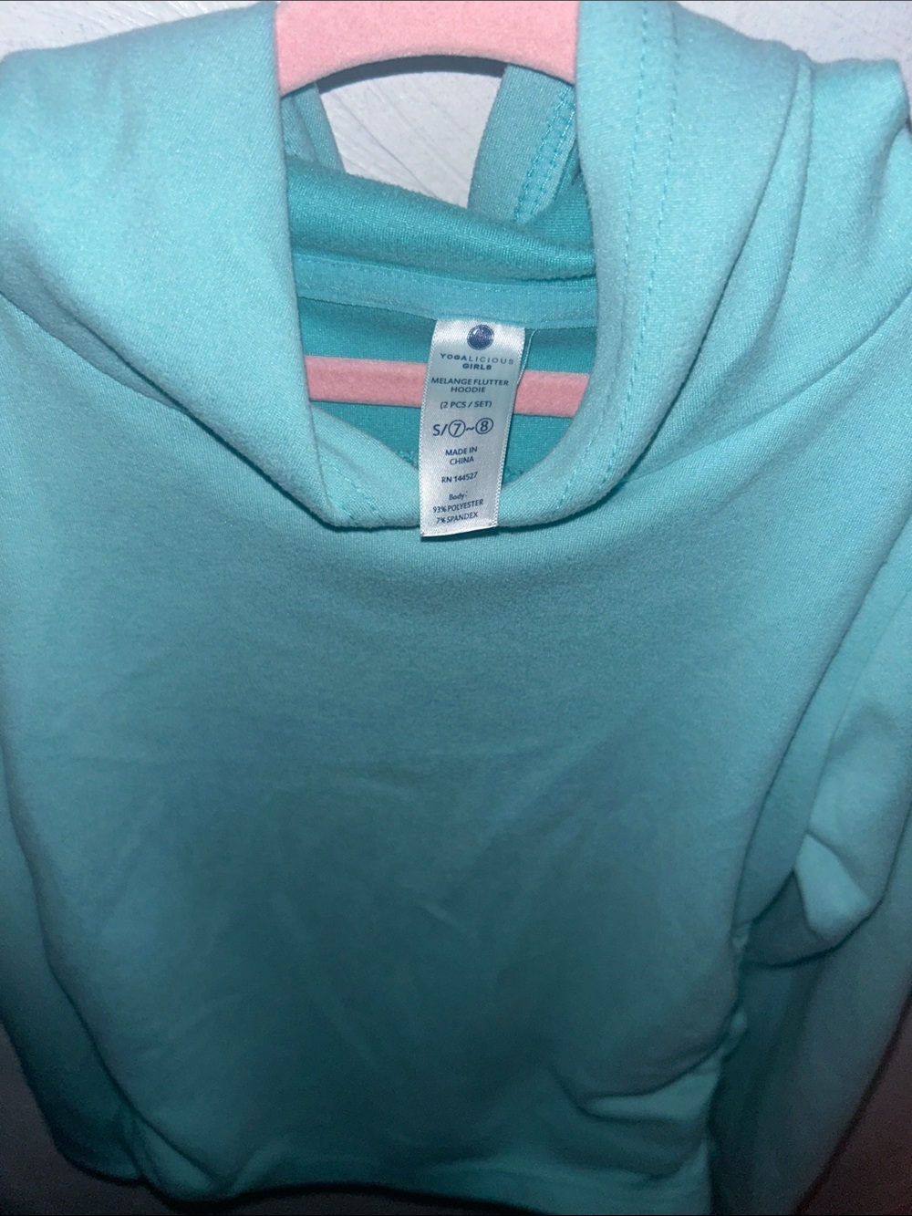Light Teal Hoodie Sweatshirt